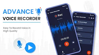 Advance Voice Recorder スクリーンショット 0