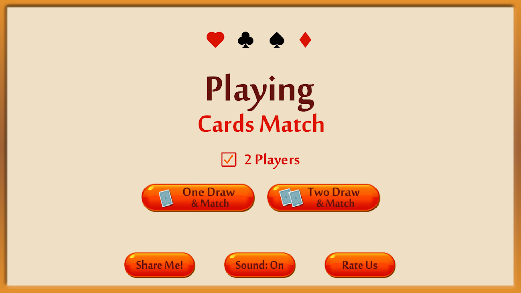 Playing Cards Matching Game - Memory booster game Скриншот 0