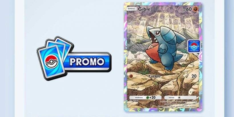 Gible tersedia dalam acara drop poket pokémon tcg baru