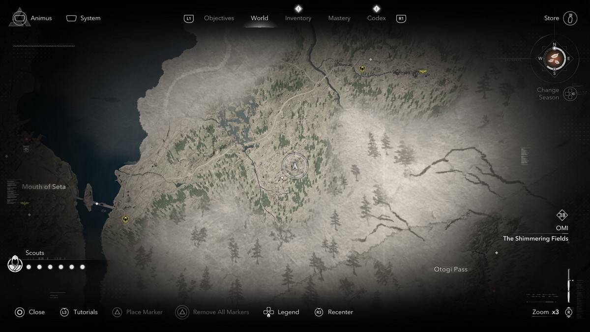 Legendärer Sumi-E-Standort in Assassin's Creed Shadows.