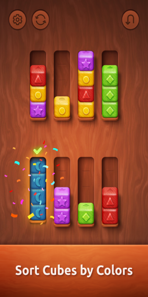 Colorwood Sort Puzzle Game Mod Zrzut ekranu 0