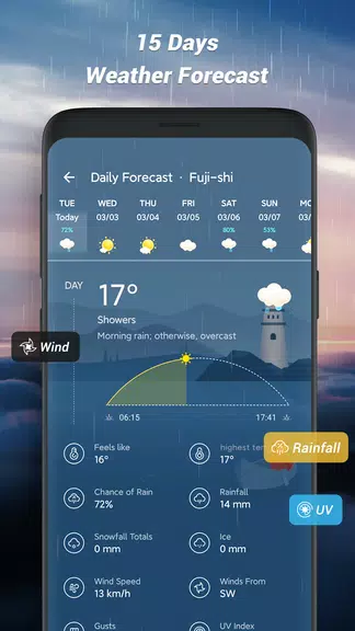 Local Radar Weather Forecast Captura de tela 2