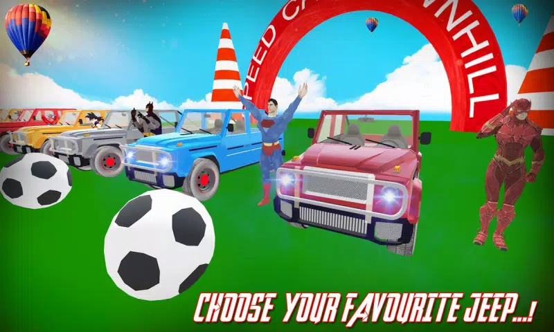 超级英雄特技越野车應用截圖第0張