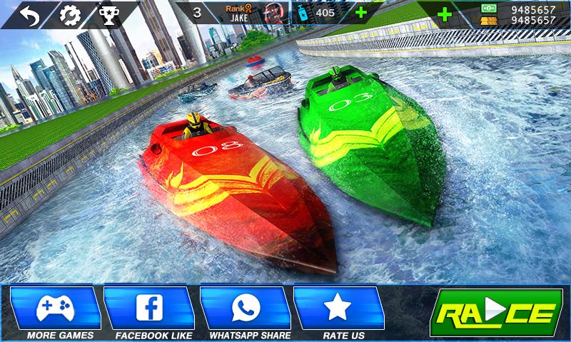 Speed Boat Crash Racing应用截图第1张