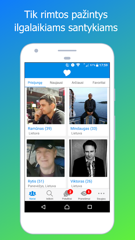 antrapuse.lt - Rimtos Pažintys Schermafbeelding 0
