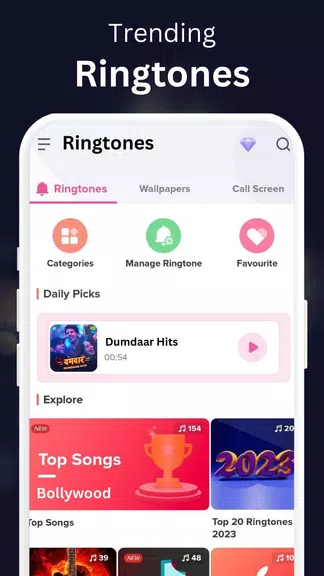 Bollywood Ringtone - Songs スクリーンショット 0