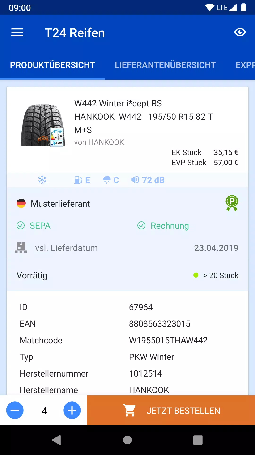 Tyre24 Reifen Скриншот 3