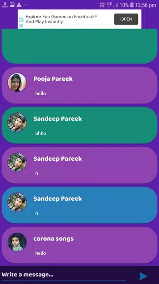 Mini Chat ROOM | Make New Friends Captura de tela 2
