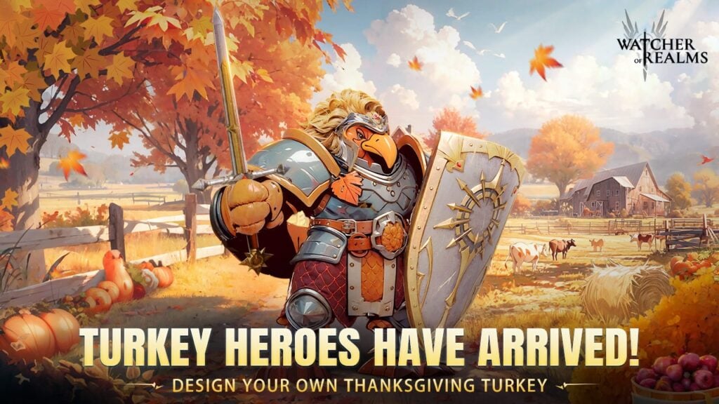 Neue Helden und Skins wurden für Thanksgiving und Black Friday in Watcher of Realms vorgestellt!