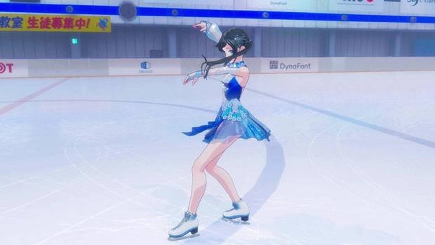 Ice sa gilid-anime-inspired figure skating simulator