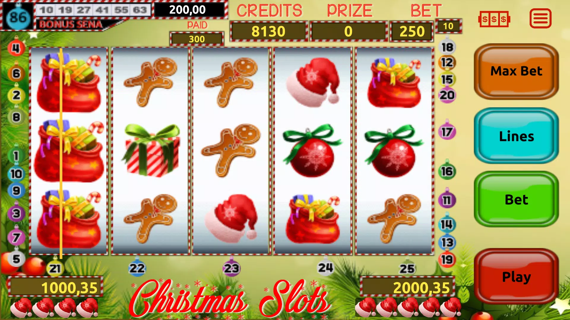 Christmas (Xmas) Slots 스크린샷 1