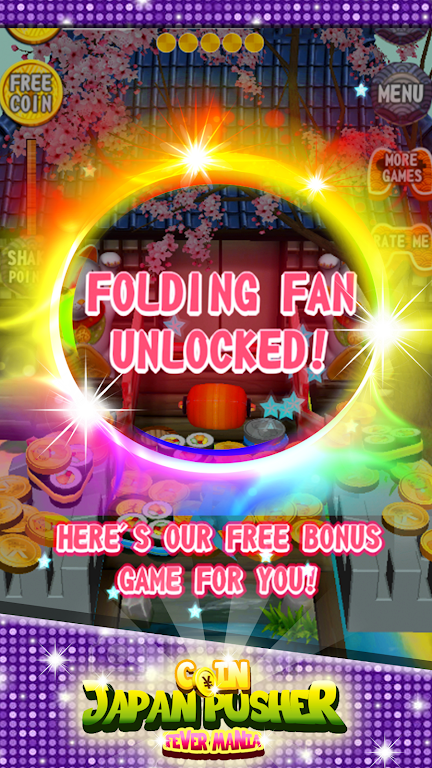 Coin Japan Pusher Fever Mania Capture d'écran 1