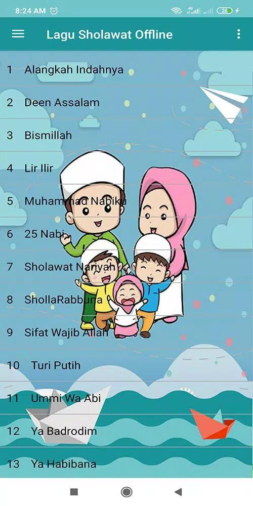 Lagu Sholawat & Anak Muslim Captura de pantalla 1