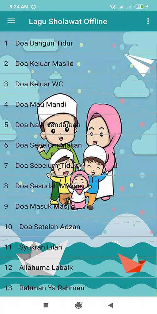 Lagu Sholawat & Anak Muslim Schermafbeelding 2