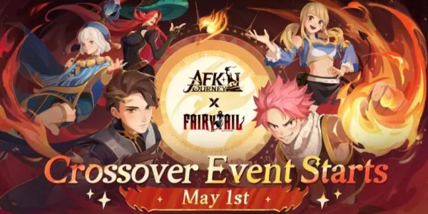 AFKジャーニーは、フェアリーテールアニメのクロスオーバーを立ち上げます