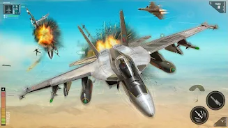 Combat Fighting Airplane Games Ekran Görüntüsü 0