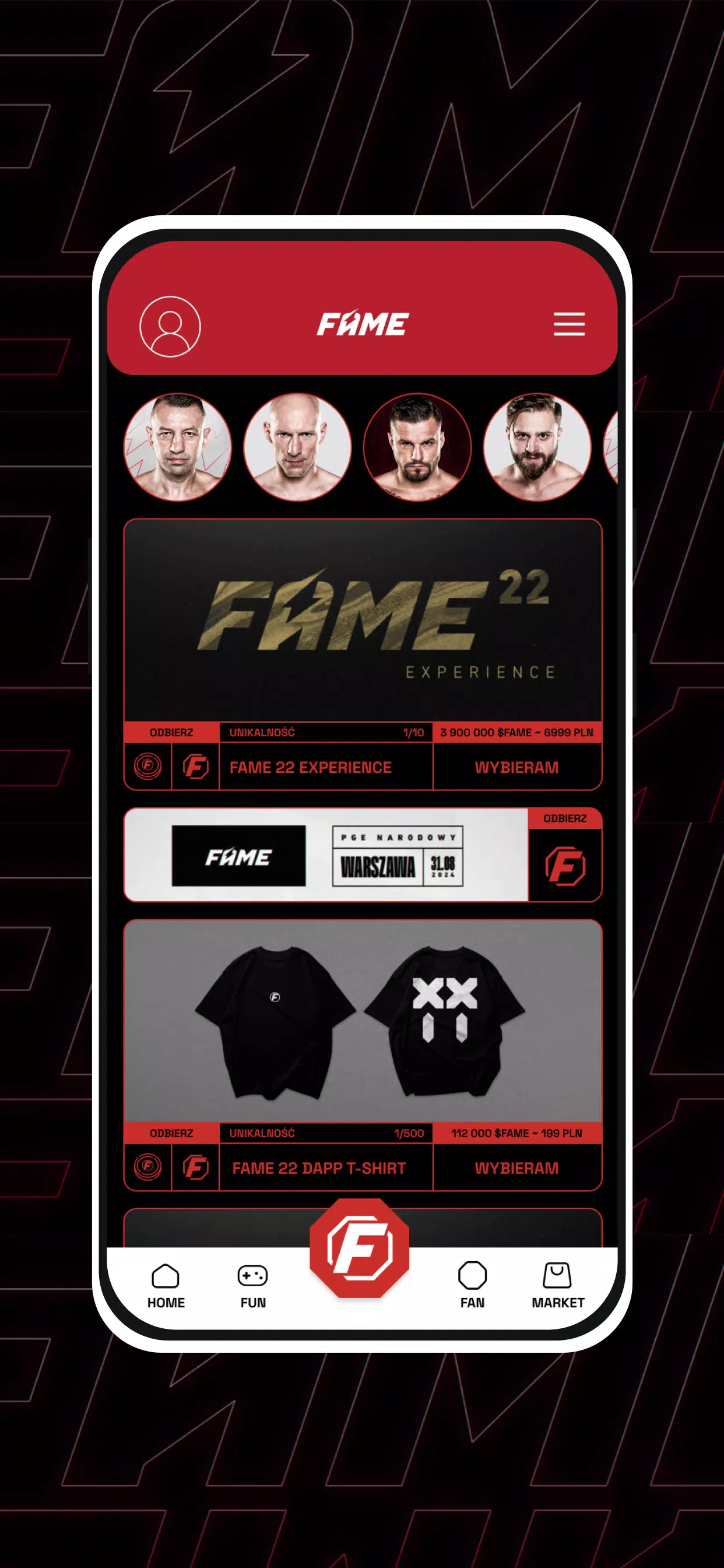 FAME MMA APP Captura de tela 0