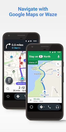 Android Auto – Google Maps, Media & Messaging Captura de tela 2