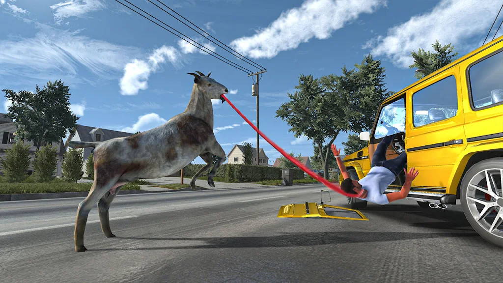 Goat Sim Crazy City Simulator Скриншот 0