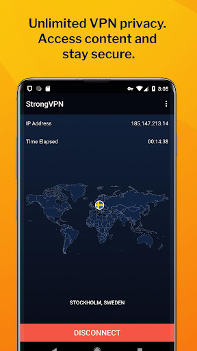 StrongVPN - Fast, Private VPN ဖန်သားပြင်ဓာတ်ပုံ 0