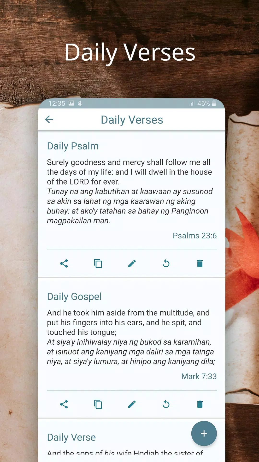 English Tagalog Bible Offline Ảnh chụp màn hình 2