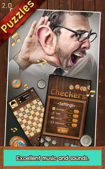 Thai Checkers - Genius Puzzle Schermafbeelding 1