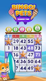 Bingo Pets: Summer bingo game Captura de tela 0