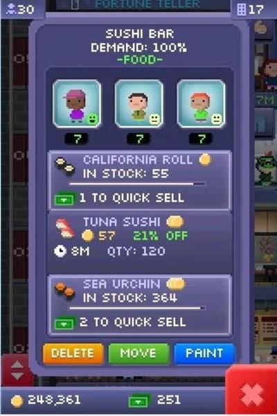 Tiny Tower Mod Capture d'écran 1