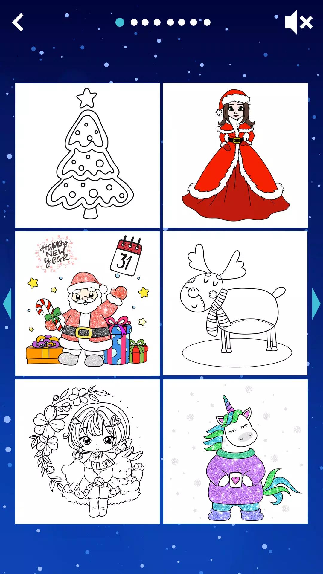 Christmas kids coloring スクリーンショット 2