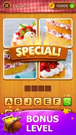 4 Pics Guess Word -Puzzle Game Captura de tela 2