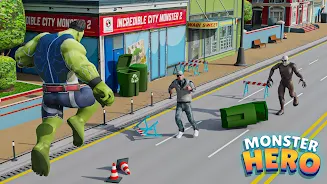 Black Monster Hero City Battle Screenshot 1