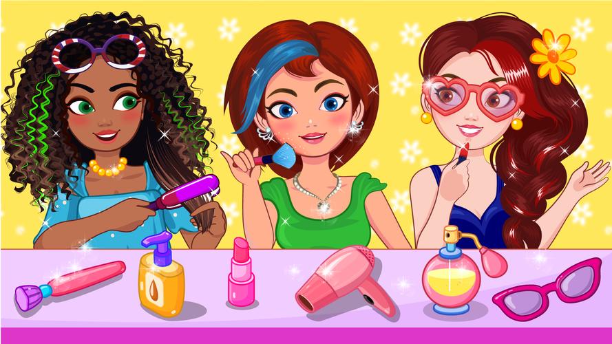 Hair Salon games for girls fun スクリーンショット 0