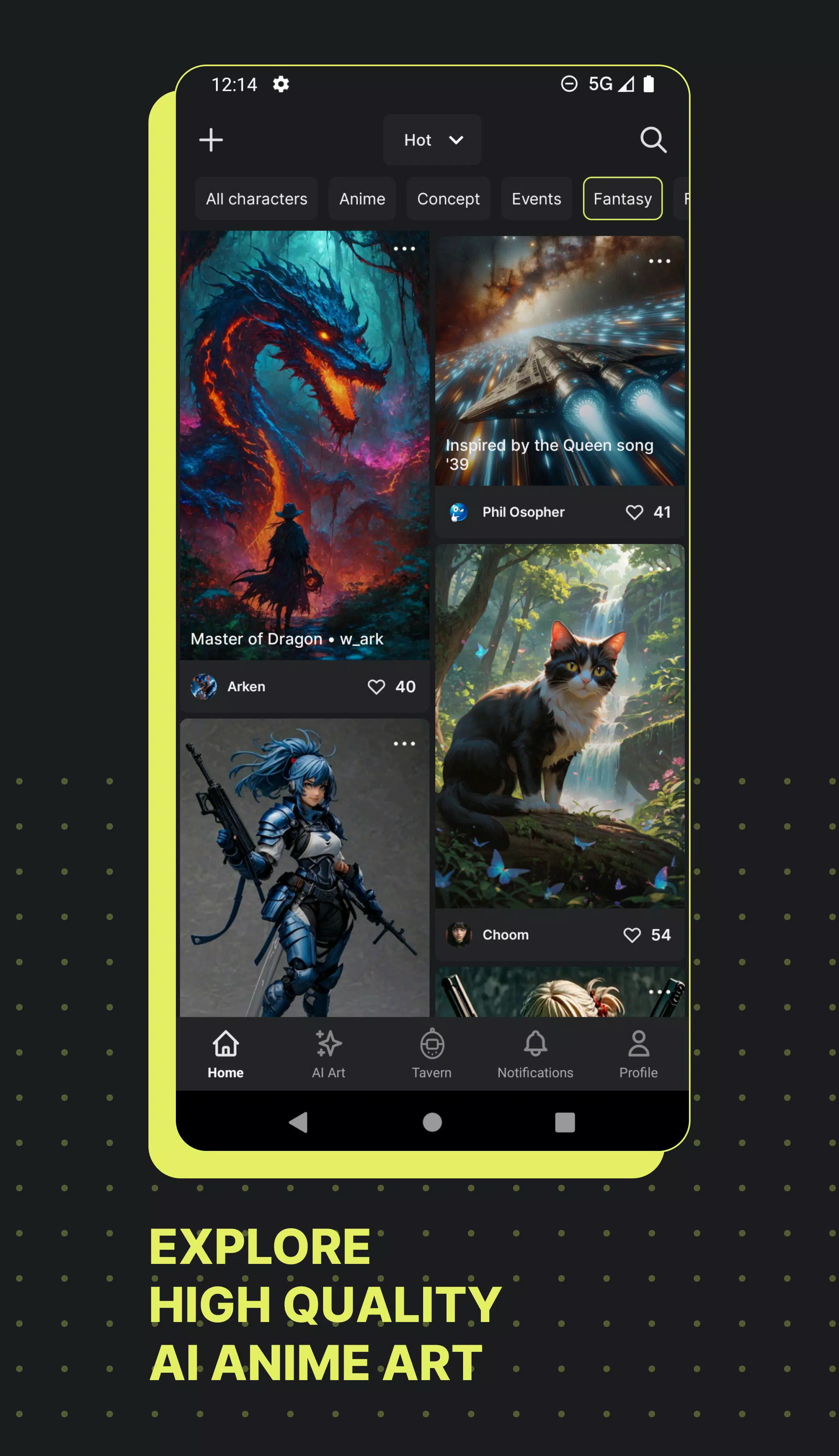 Moescape - AI Character Chat应用截图第3张