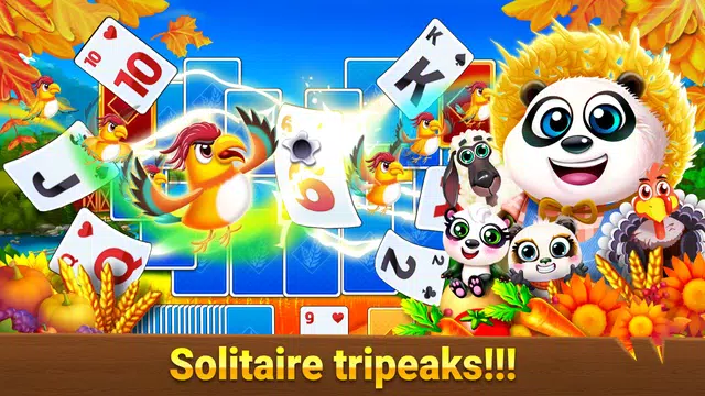 TriPeaks Solitaire:Fairy ဖန်သားပြင်ဓာတ်ပုံ 0