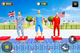 Swimming Pool Rush Water Race Screenshot 2