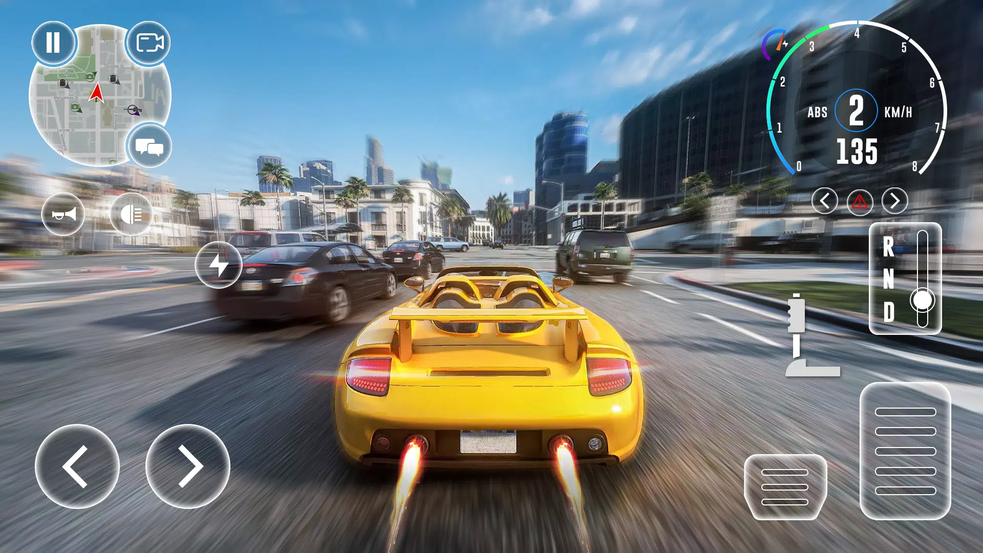 Car Driving City 3D Simulator Captura de tela 2