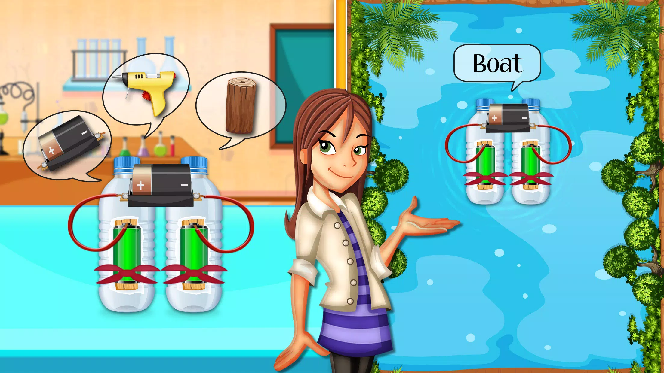 Girls High School Science Lab Screenshot 0