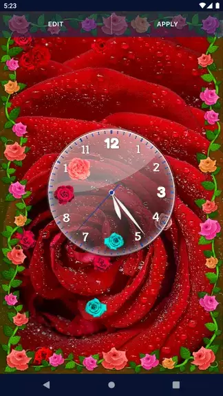 Red Rose 4K Live Wallpaper Captura de tela 2