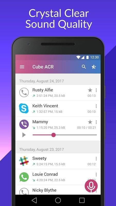 Call Recorder – Cube ACR Ảnh chụp màn hình 0