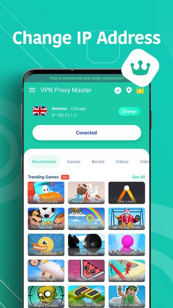 Snap Master VPN: Sicherer VPN Screenshot 1