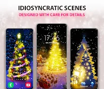 Christmas Tree Live Wallpaper Скриншот 2