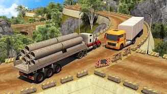 Offroad 18 Wheeler Truck Drivi 스크린샷 3