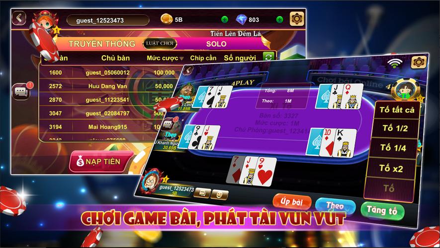 4Play - Xì Tố Xì Phé Online 스크린샷 1