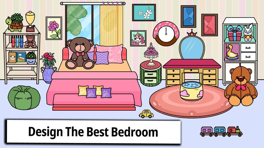 Tizi Home Room Decoration Game Ảnh chụp màn hình 1