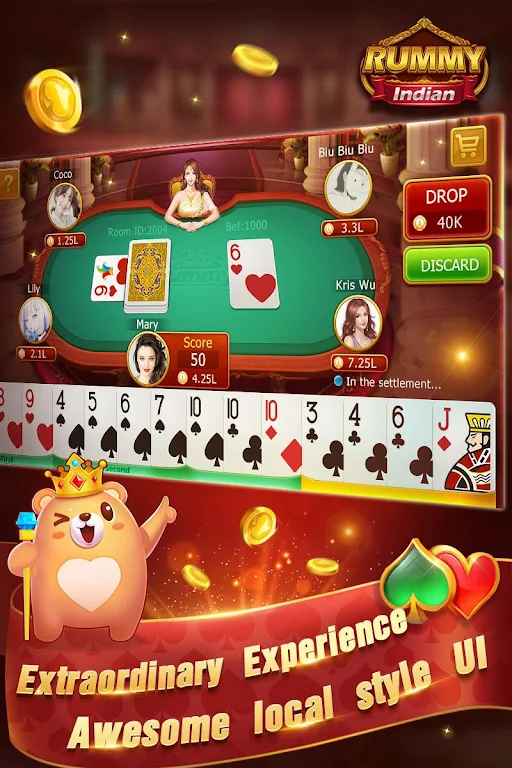 Indian Rummy-Free Online Card Game Captura de pantalla 1