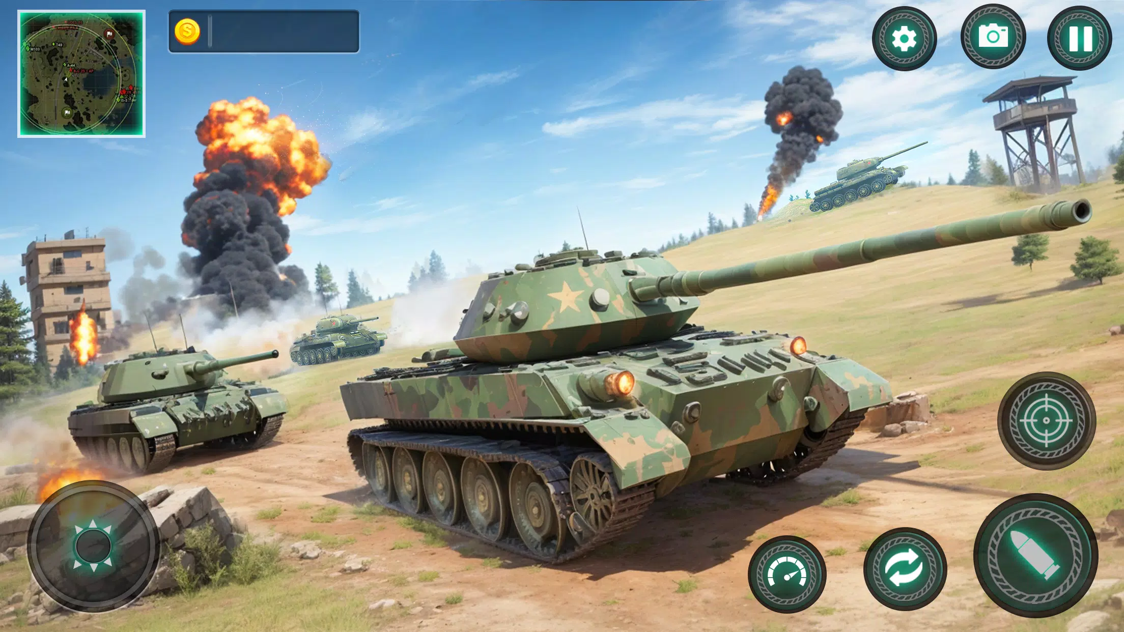 Military Tank War Machine Sim Ảnh chụp màn hình 1