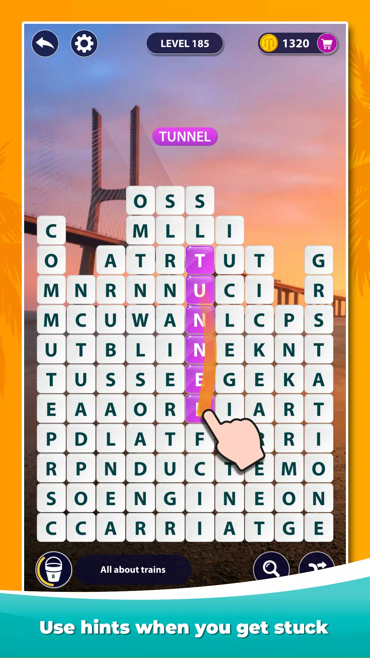 Word Surf - Ein Wortspiel Screenshot 2