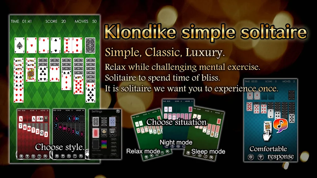 Solitaire Klondike HD Ảnh chụp màn hình 0
