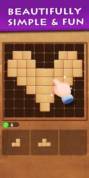 Wood Block Puzzle Classic Game Zrzut ekranu 3