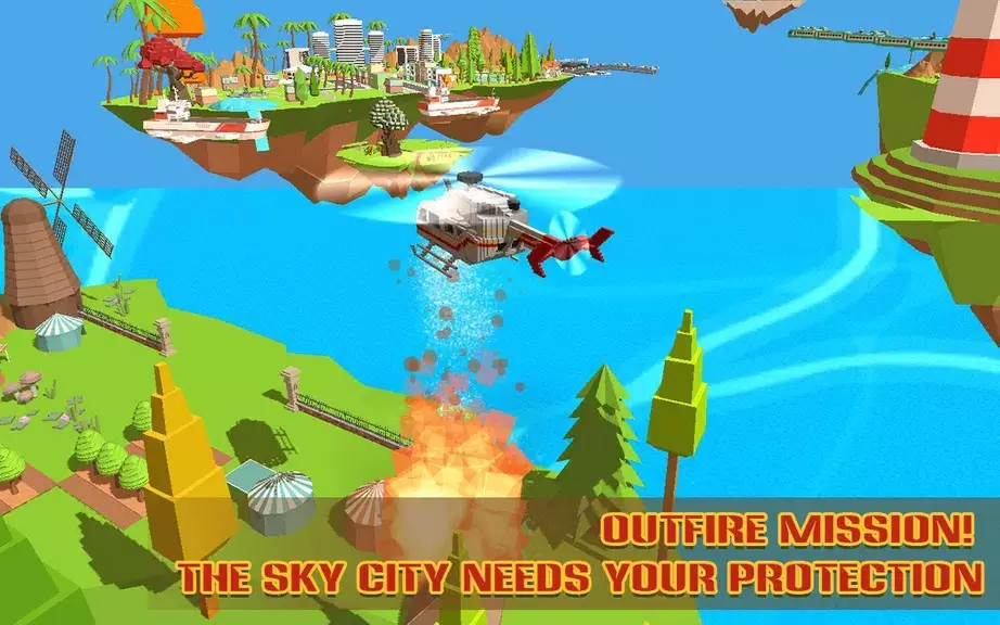 Helicopter Rescue Sky City Ekran Görüntüsü 1